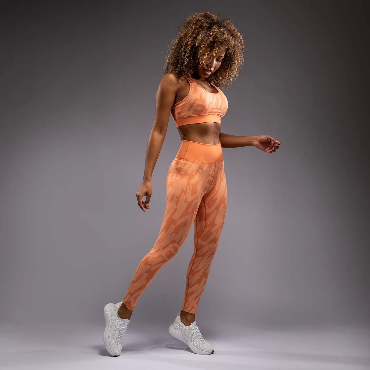 Venum Graffiti Women’s Full-Length Leggings - Velvet Apricot - Image 4