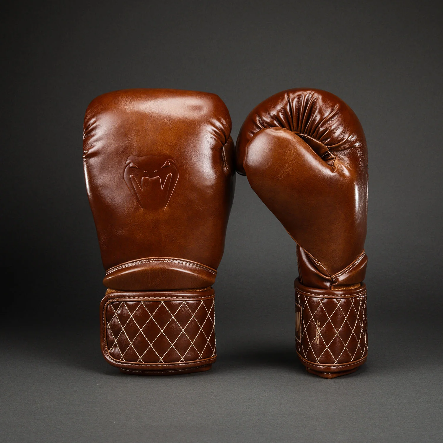 Venum Impact Classic Boxing Gloves - Shiny Havana
