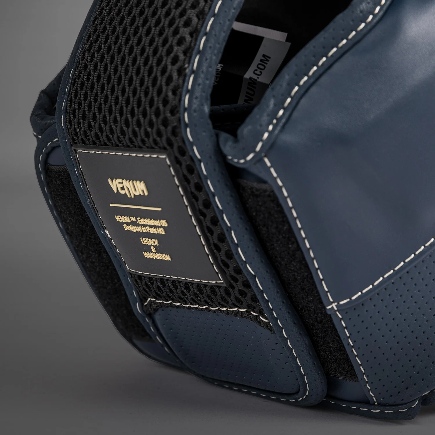 Venum Impact Evo Headgear - Icy Blue - Image 6