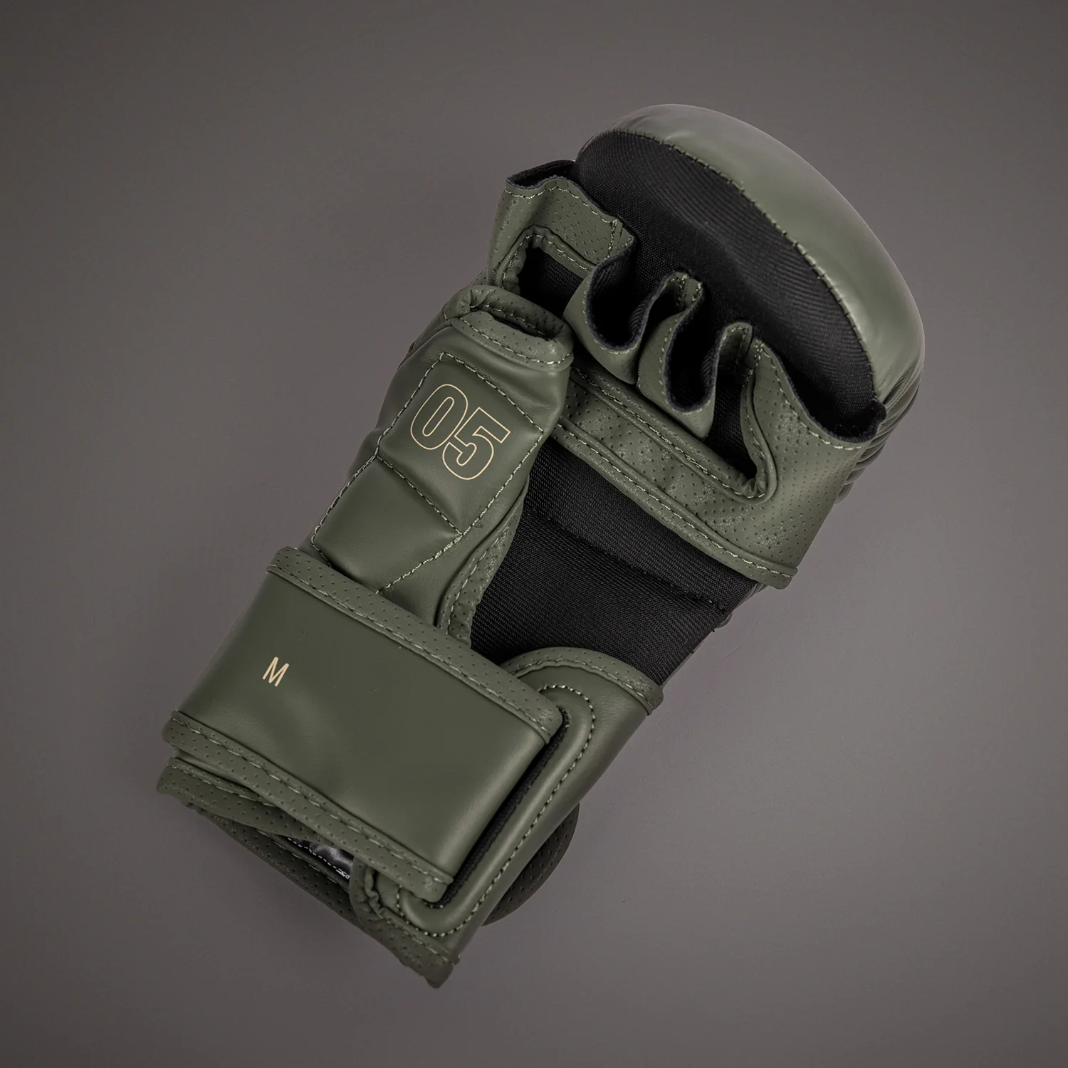 Venum Impact Evo MMA Sparring Gloves - Military Green - Image 4