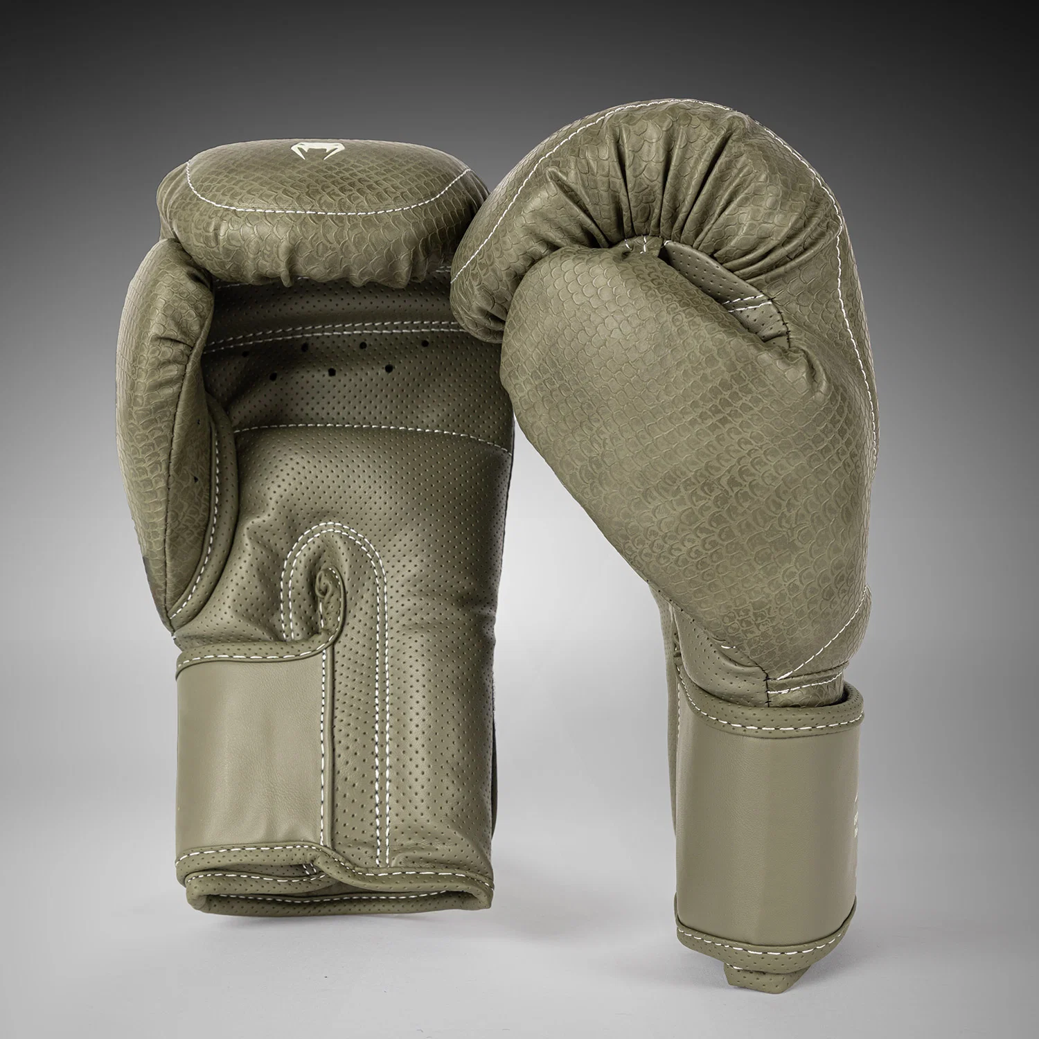 Venum Impact Evo Scales Boxing Gloves - Army Green - Image 4
