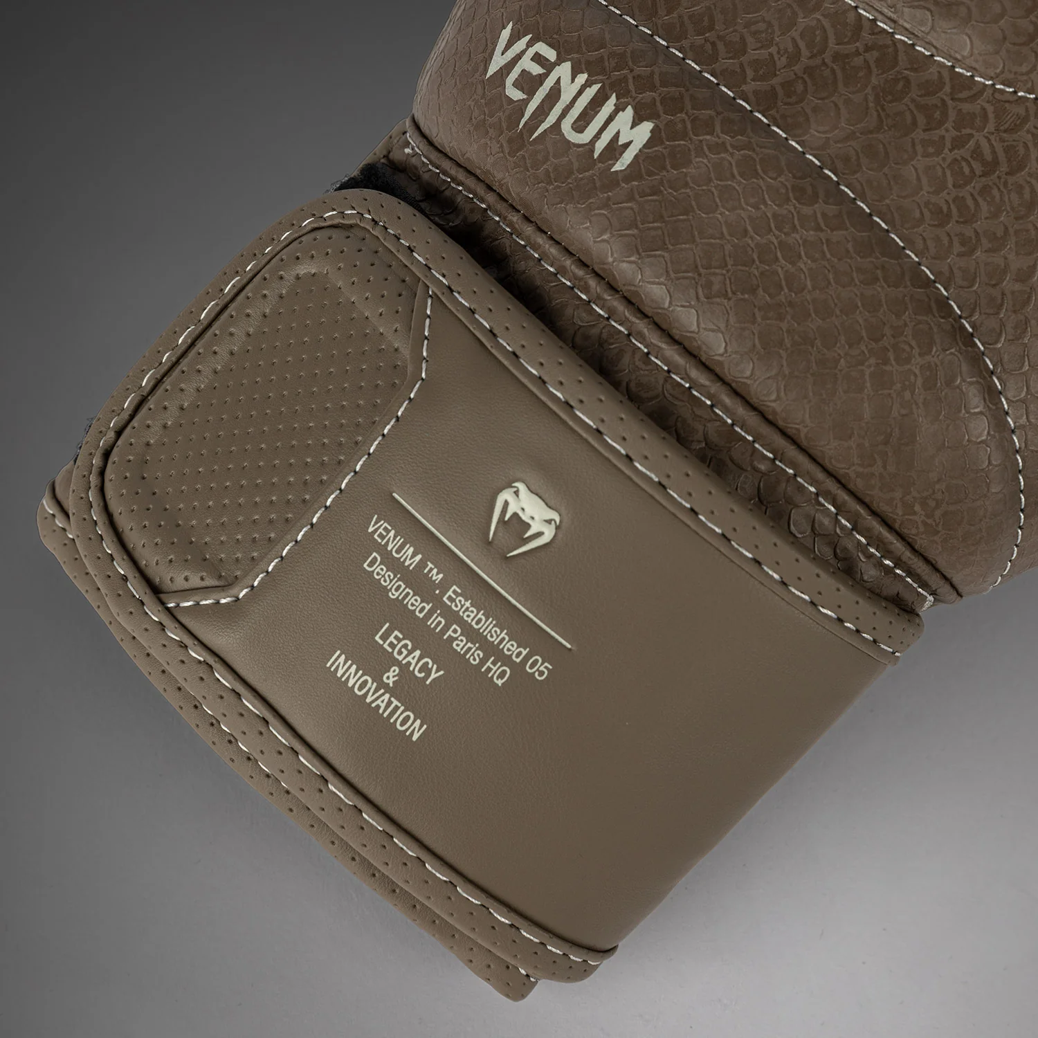 Venum Impact Evo Scales Boxing Gloves - Brown - Image 7