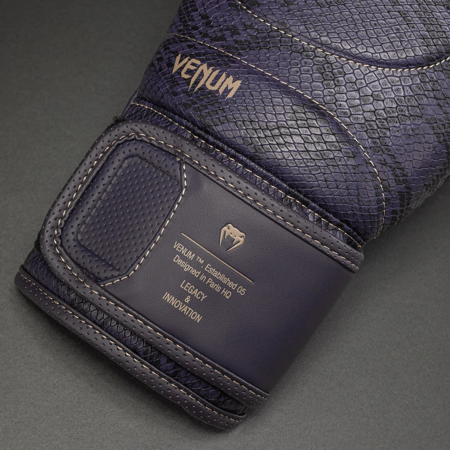 Venum Impact Evo Scales Boxing Gloves - Dark Purple - Image 3