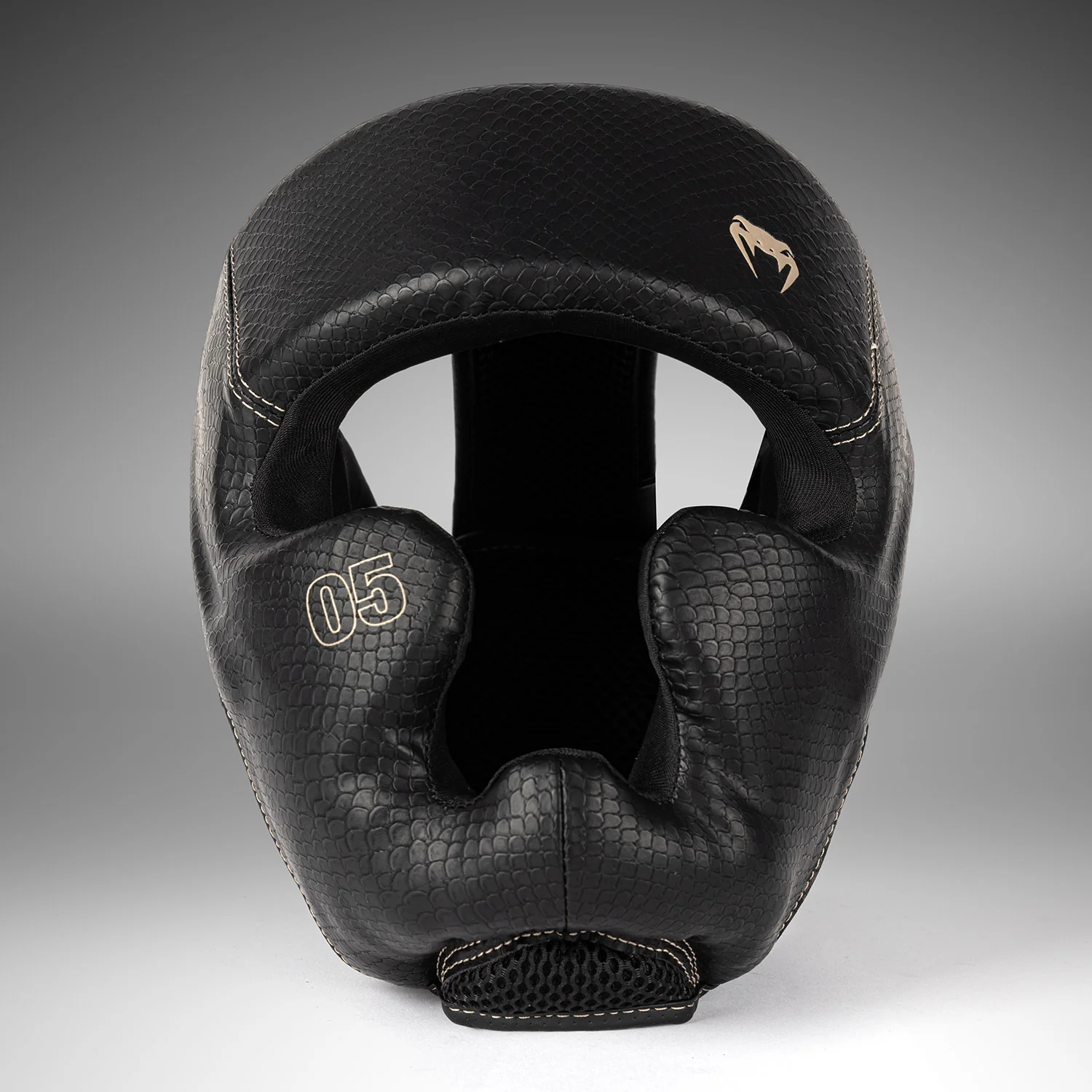 Venum Impact Evo Scales Headgear - Black