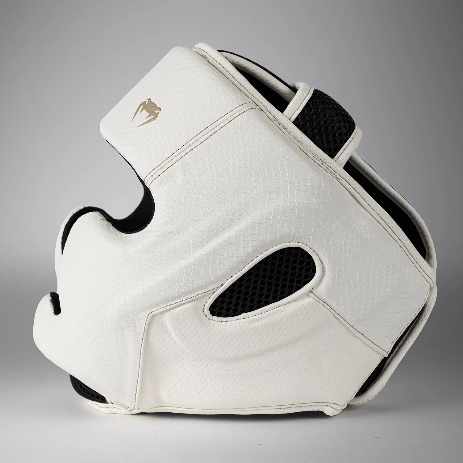 Venum Impact Evo Scales Headgear - Ivory - Image 4