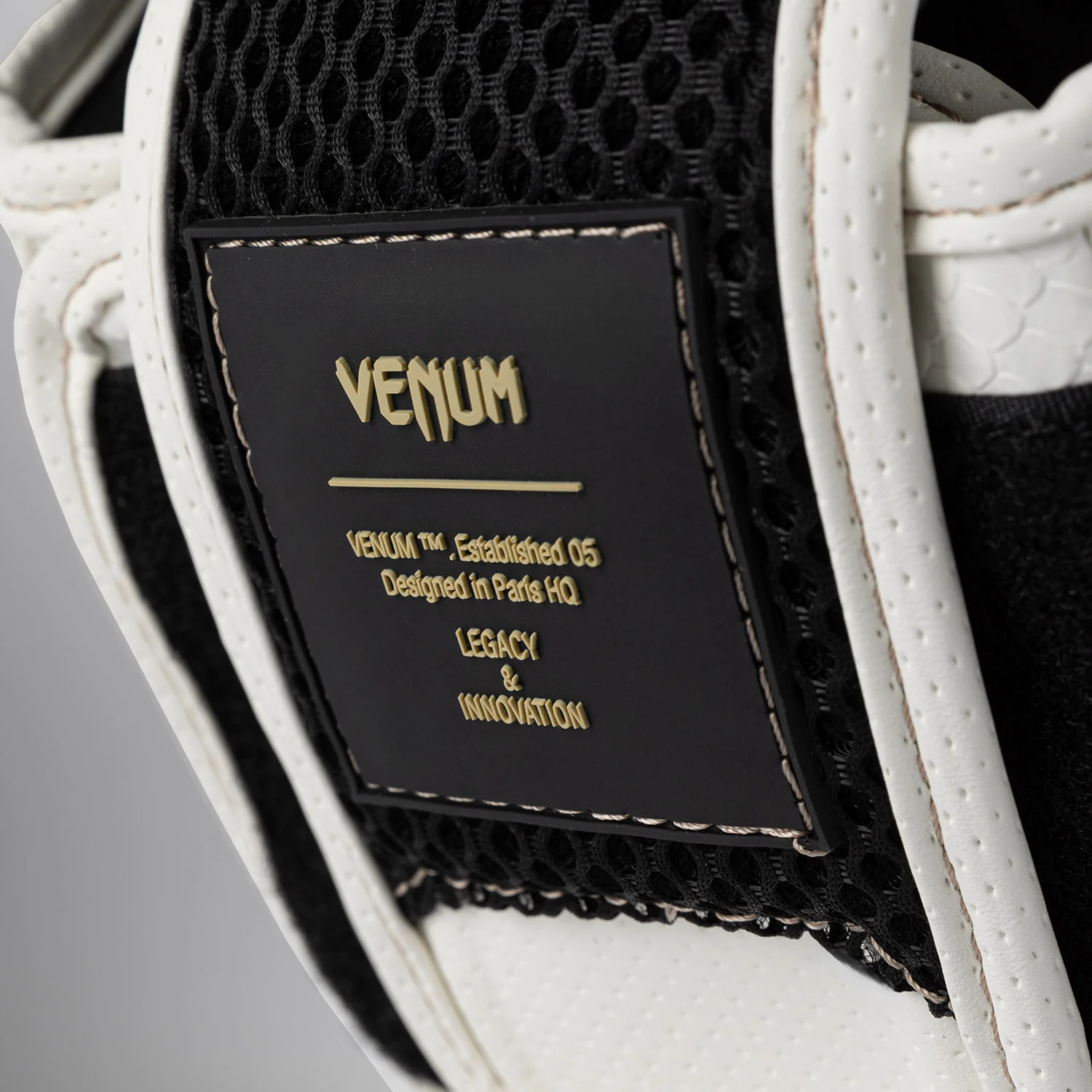 Venum Impact Evo Scales Headgear - Ivory - Image 5