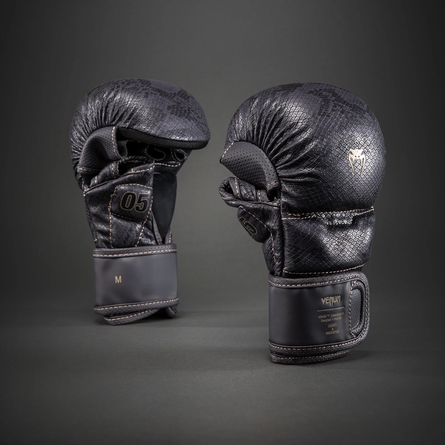 Venum Impact Evo Scales MMA Sparring Gloves - Dark Purple