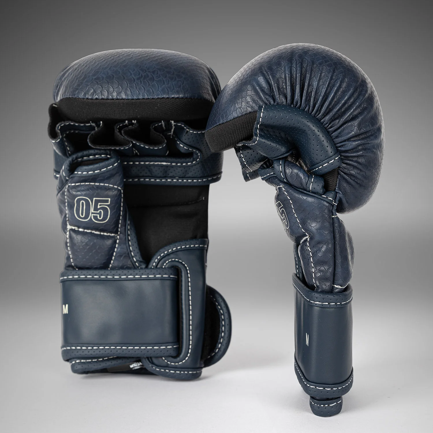 Venum Impact Evo Scales MMA Sparring Gloves - Midnight Blue - Image 3