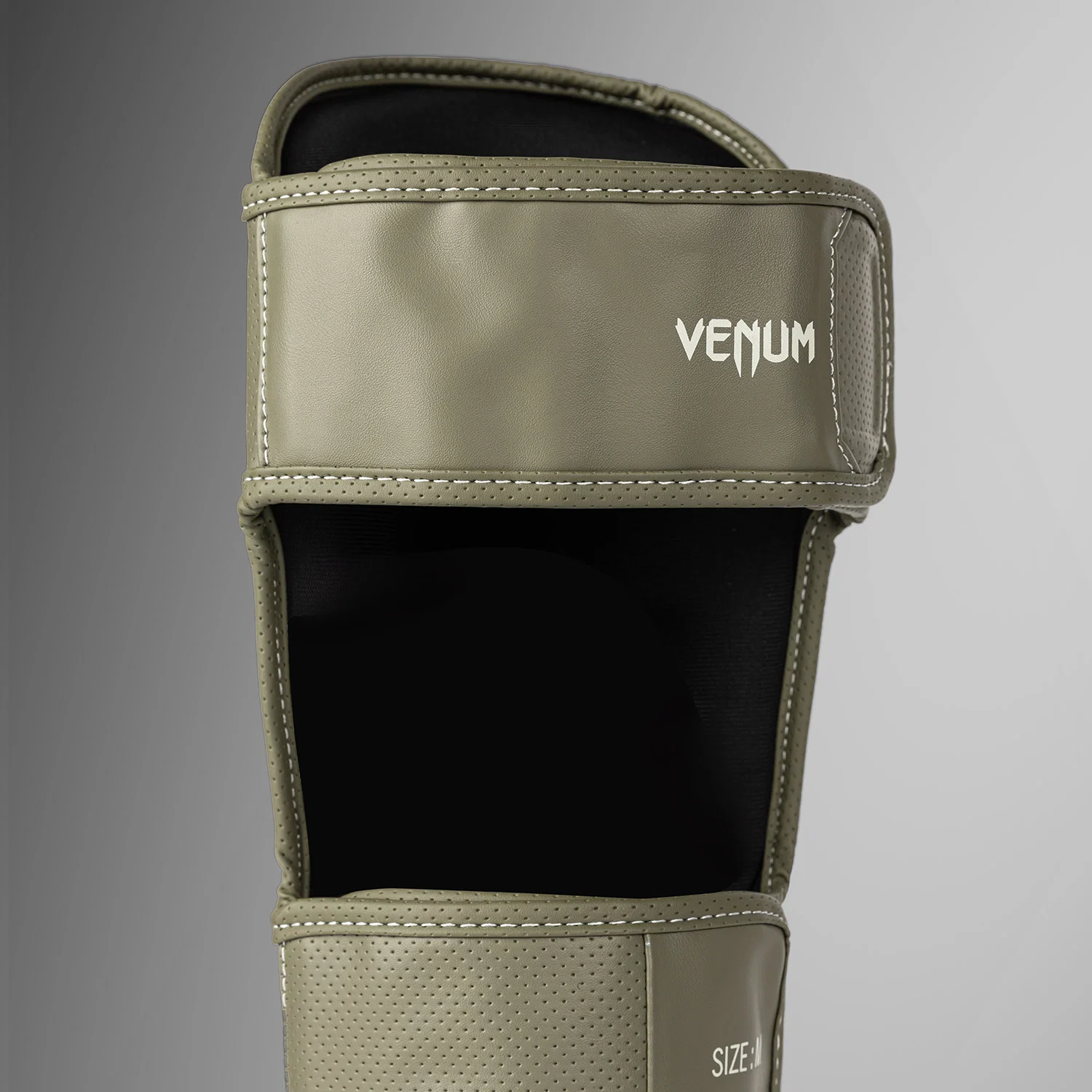 Venum Impact Evo Scales Shin Guards - Army Green - Image 6