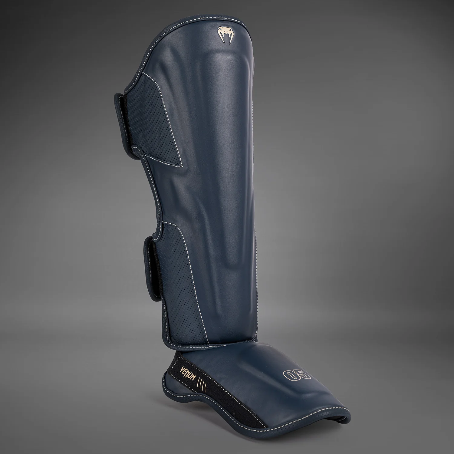 Venum Impact Evo Shin Guards - Icy Blue - Image 3