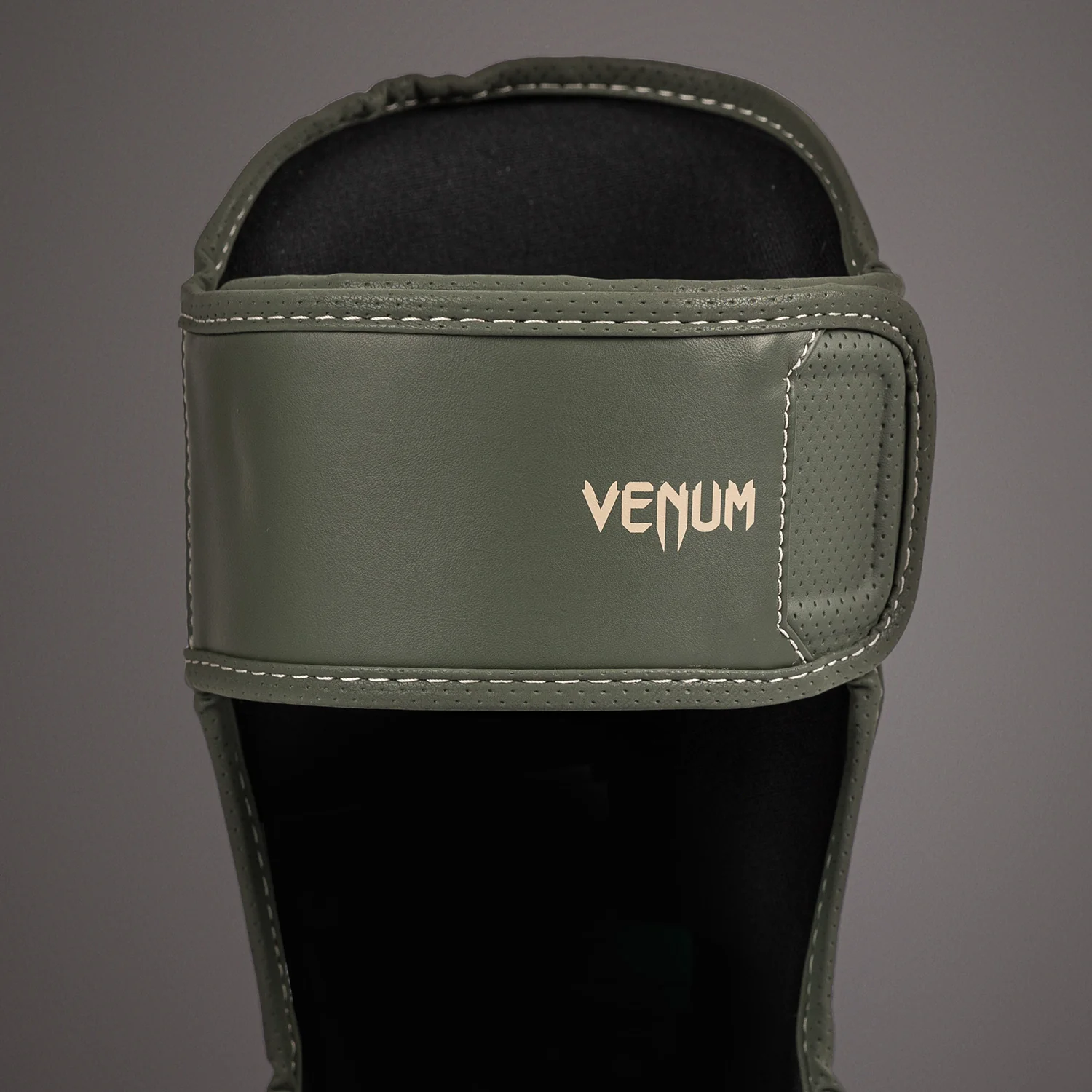 Venum Impact Evo Shin Guards - Military Green - Image 4