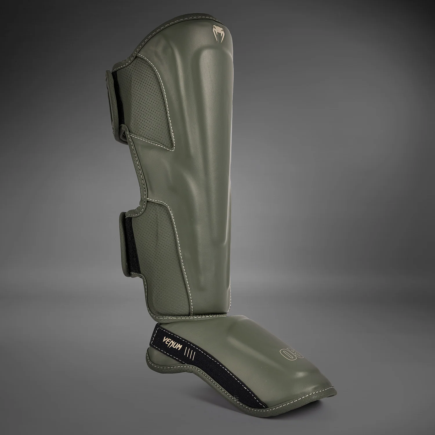 Venum Impact Evo Shin Guards - Military Green - Image 5