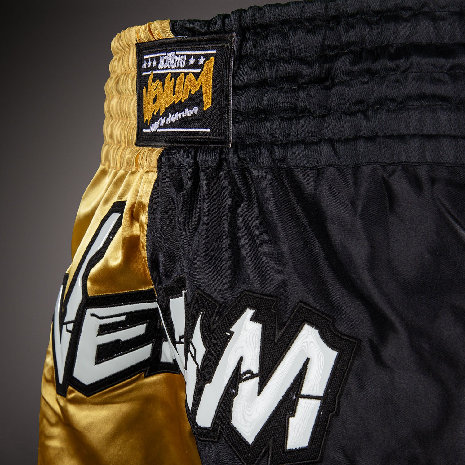 Venum Inferno 2.0 Muay Thai Shorts - Black/Gold - Image 6