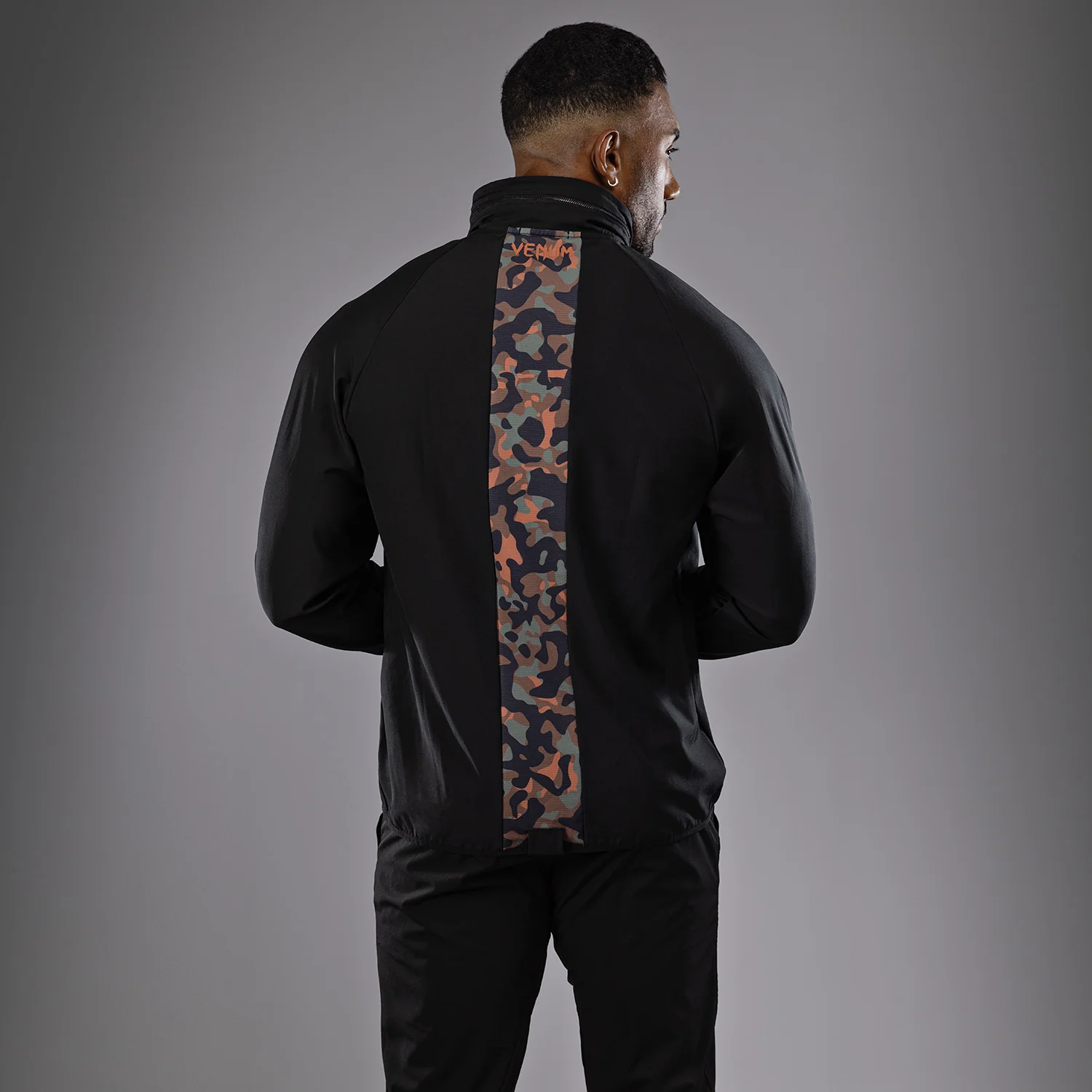 Venum Jungle Ops Track Jackets - Black/Khaki Camo - Image 5