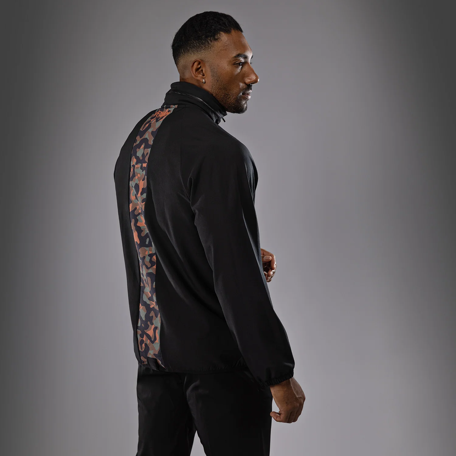 Venum Jungle Ops Track Jackets - Black/Khaki Camo - Image 7