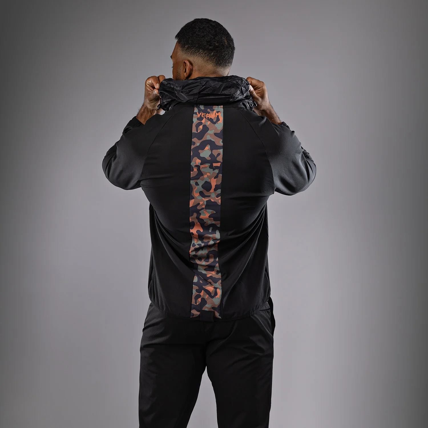 Venum Jungle Ops Track Jackets - Black/Khaki Camo - Image 8
