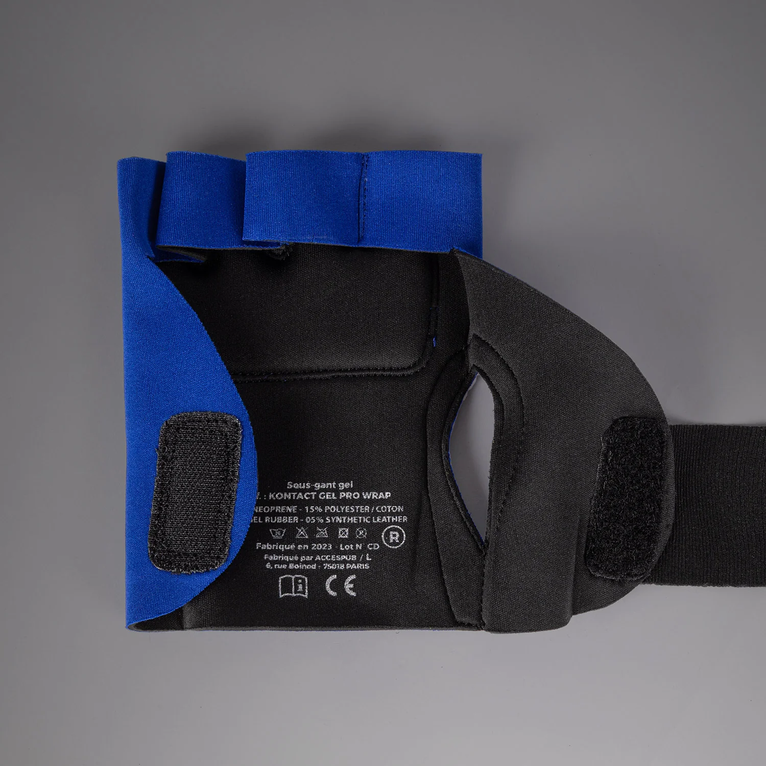 Venum Kontact Boxing Handwraps - Royal Blue/ Silver - Image 4
