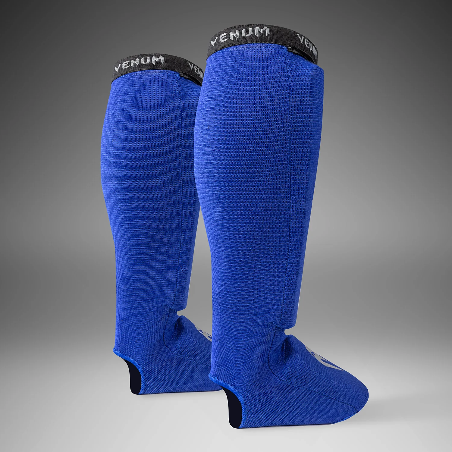 Venum Kontact Shinguards - Royal Blue/ Silver - Image 3