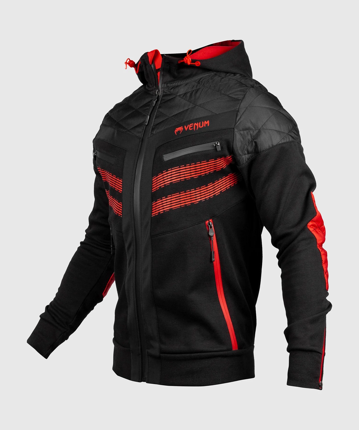 Venum Laser 2.0 Hoodie - Black/Red - Image 3