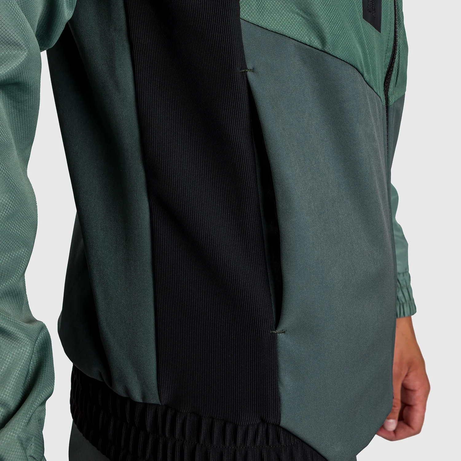 Venum Laser 3.0 Track Jacket - Black/Khaki - Image 7