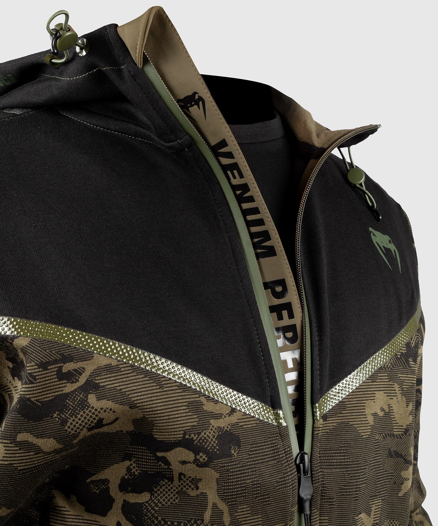 Venum Laser Evo Hoodie - Khaki camo - Image 5