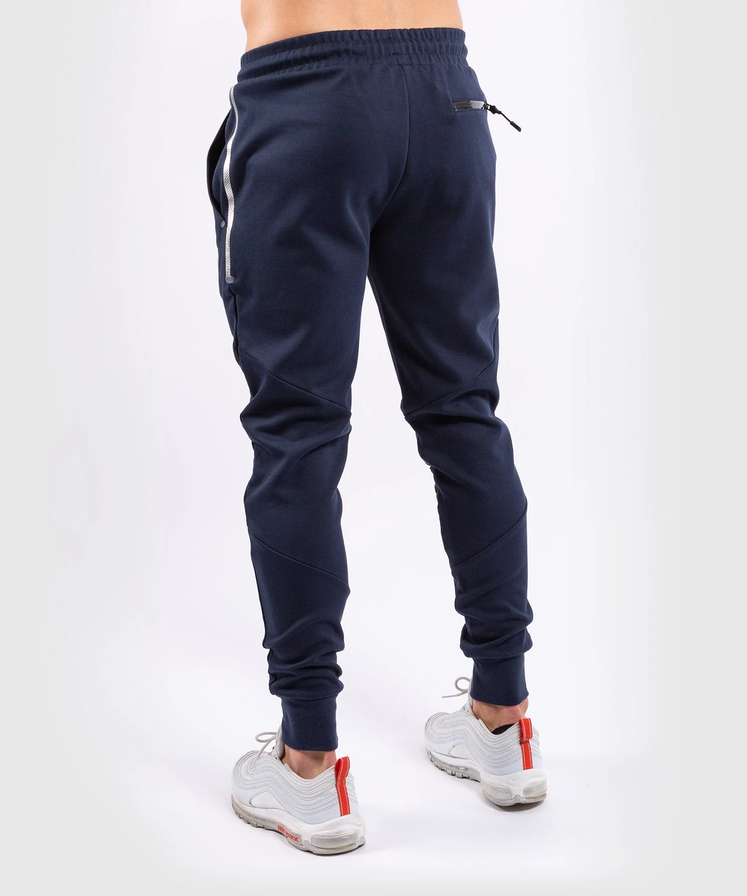 Venum Laser Evo Joggers - Navy/Silver - Image 2