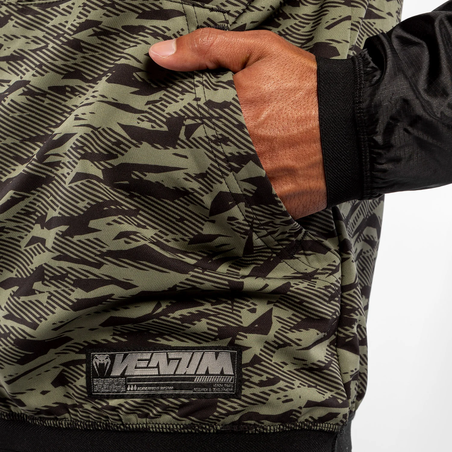 Venum Laser XT Hoodie – Black/Forest Camo - Image 6