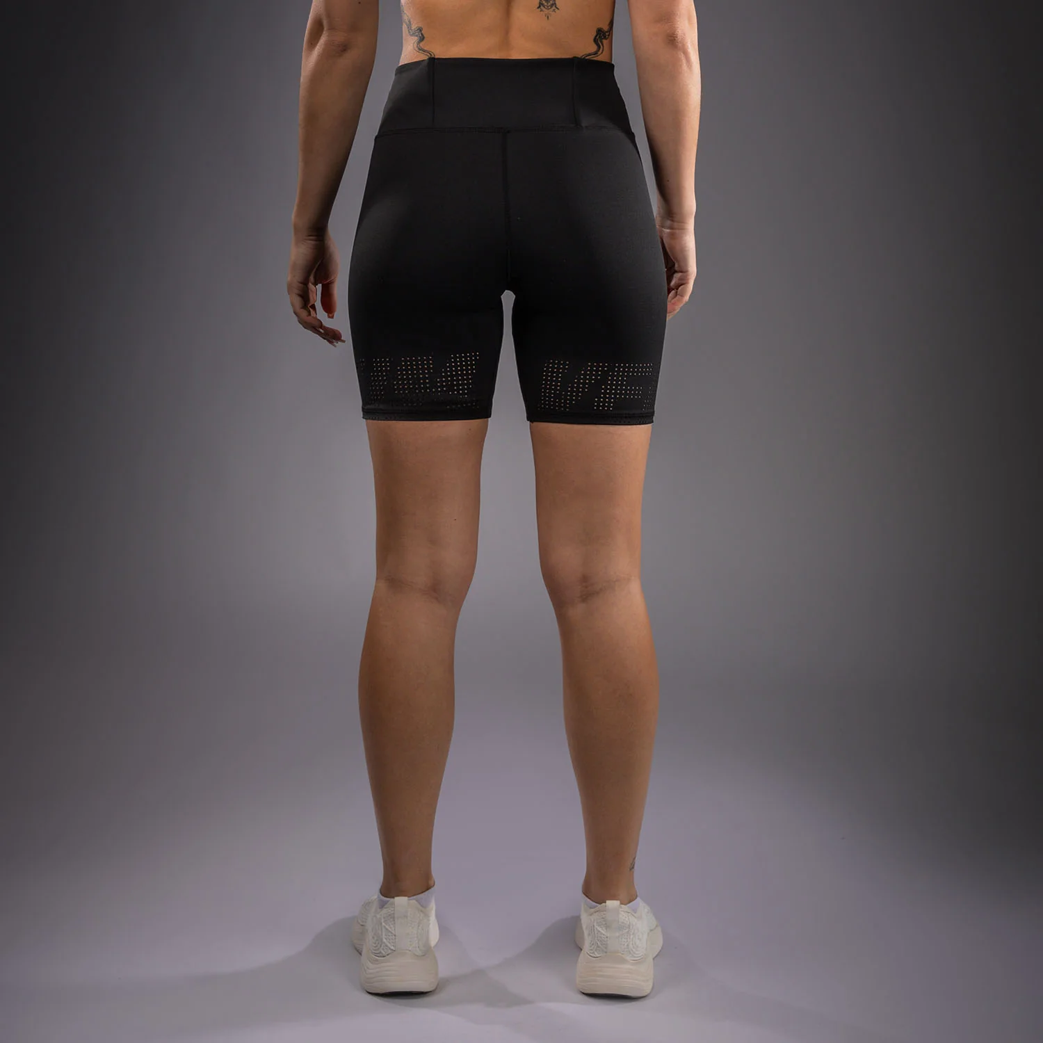 Venum Lazer Women's Compression Shorts - Black/Yellow - Image 3