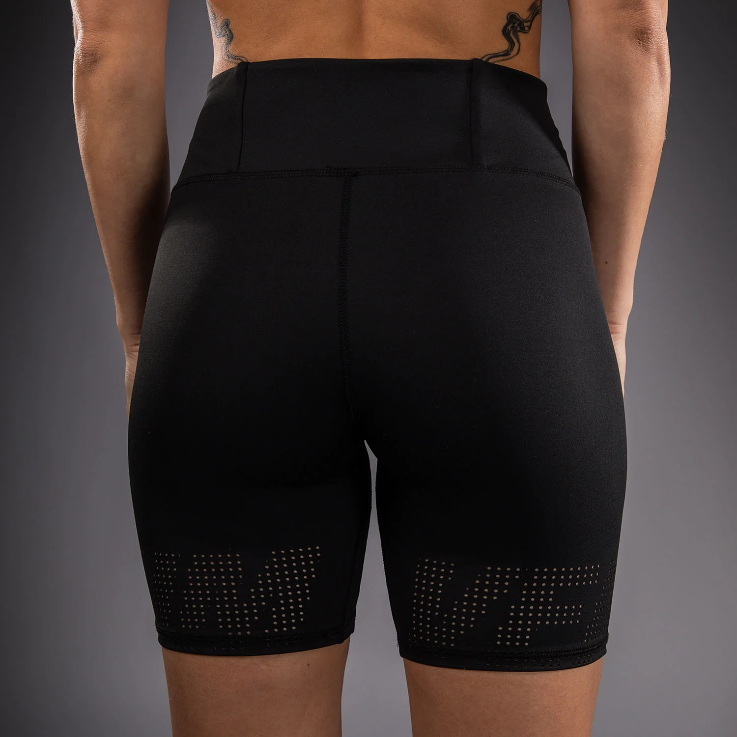 Venum Lazer Women's Compression Shorts - Black/Yellow - Image 5