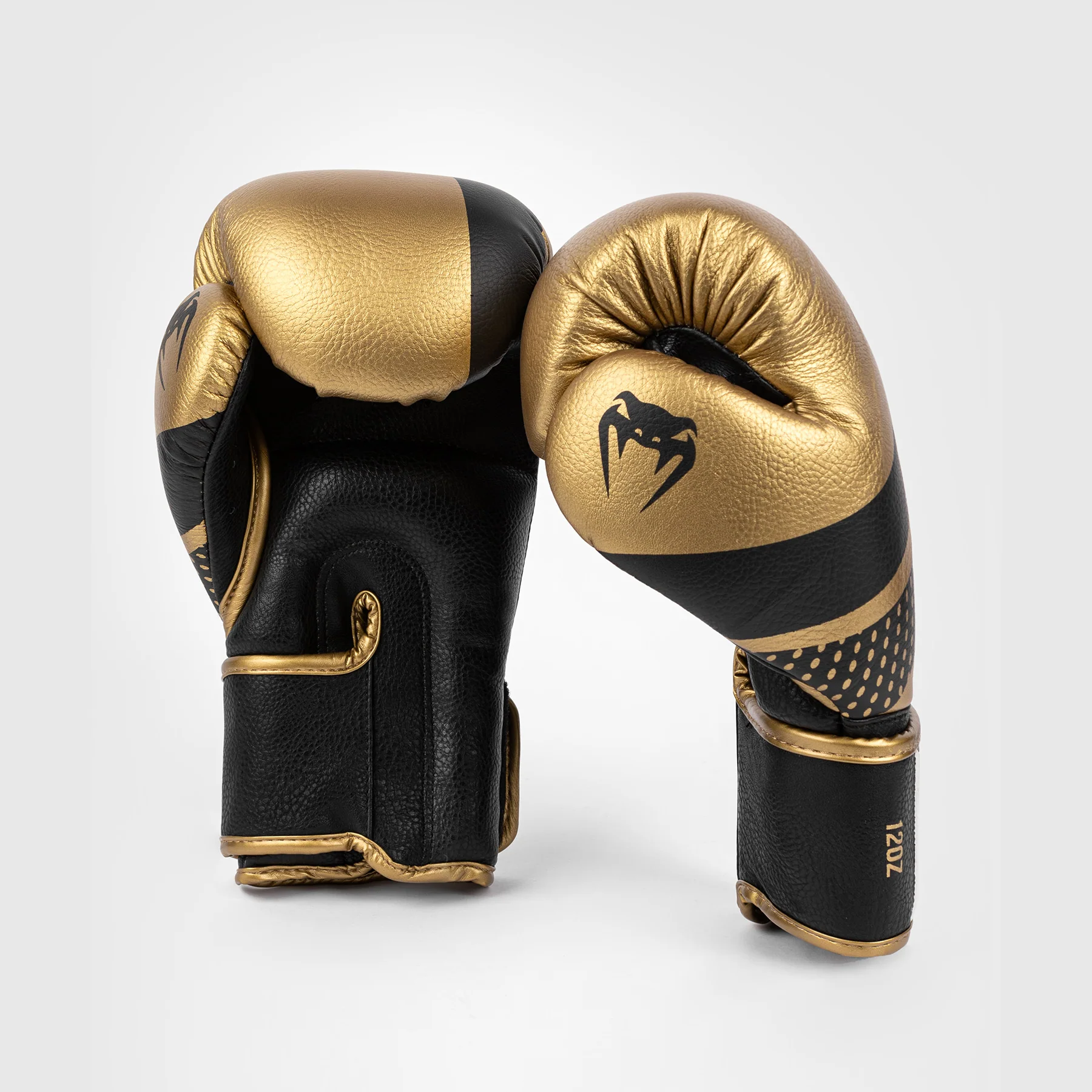 Venum Lightning Boxing Gloves - Gold/Black - Image 2