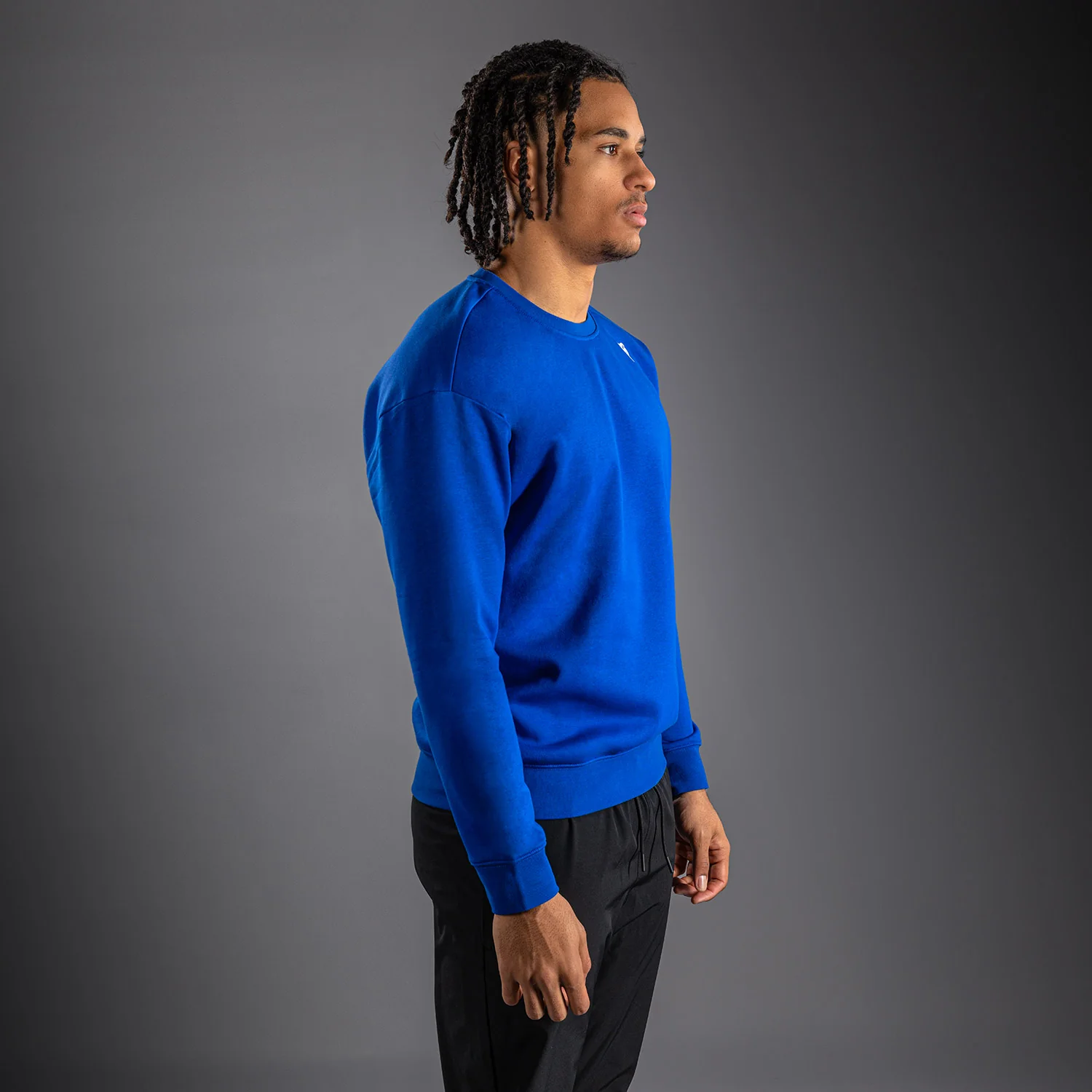 Venum Lineup Fleece Crew Royal - Blue/White - Image 2
