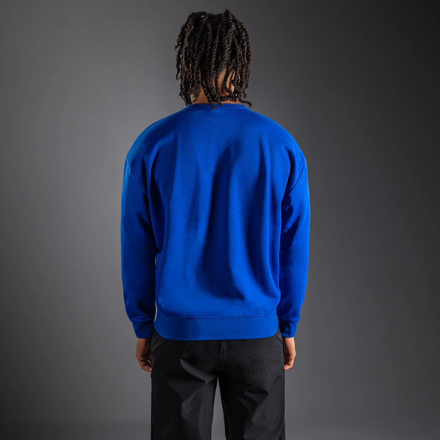 Venum Lineup Fleece Crew Royal - Blue/White - Image 4