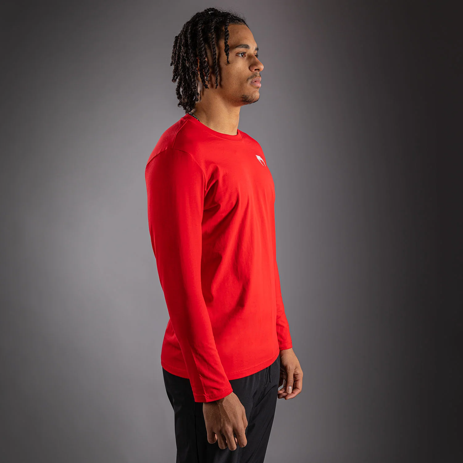 Venum Lineup Long Sleeve T-Shirt - Red/White - Image 2