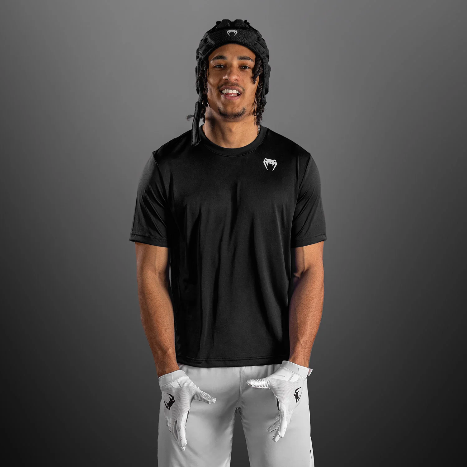 Venum Lineup Performance Short Sleeve T-Shirt - Black/White