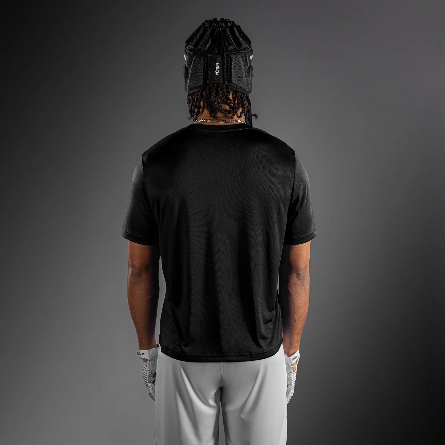 Venum Lineup Performance Short Sleeve T-Shirt - Black/White - Image 4