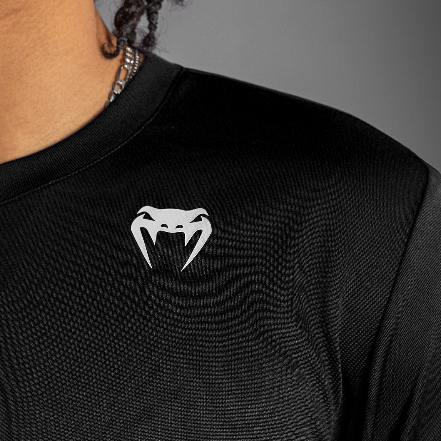 Venum Lineup Performance Short Sleeve T-Shirt - Black/White - Image 5