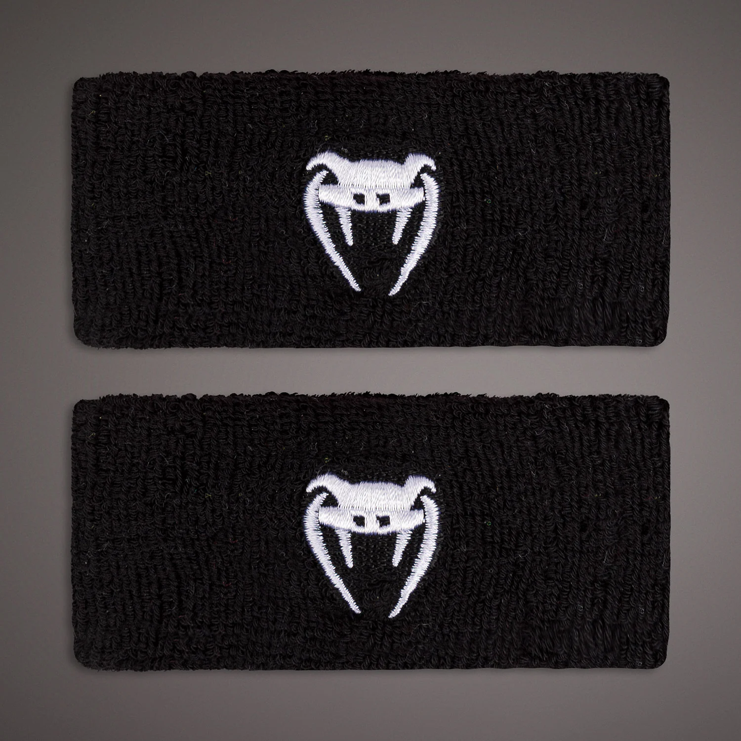 Venum Lineup Wide Bicep Bands - Black/White