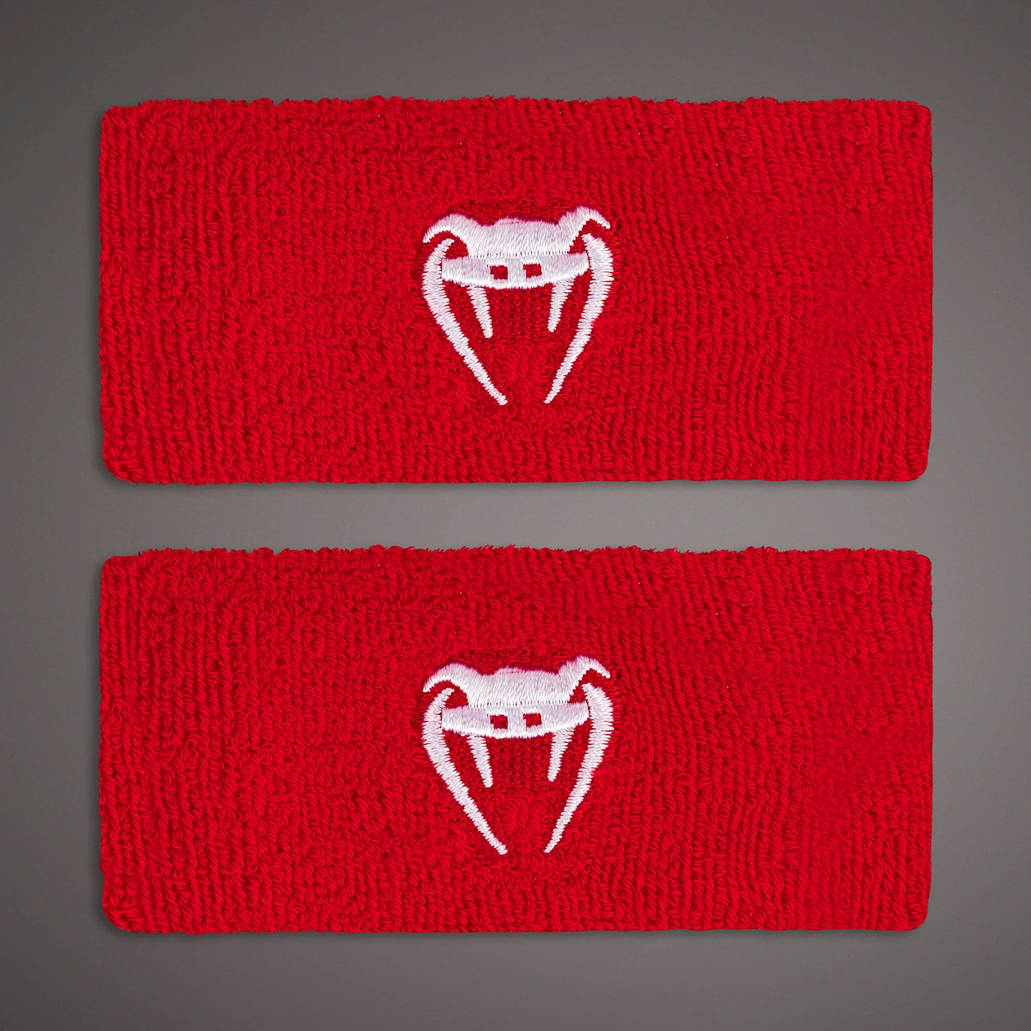 Venum Lineup Wide Bicep Bands - Red/White