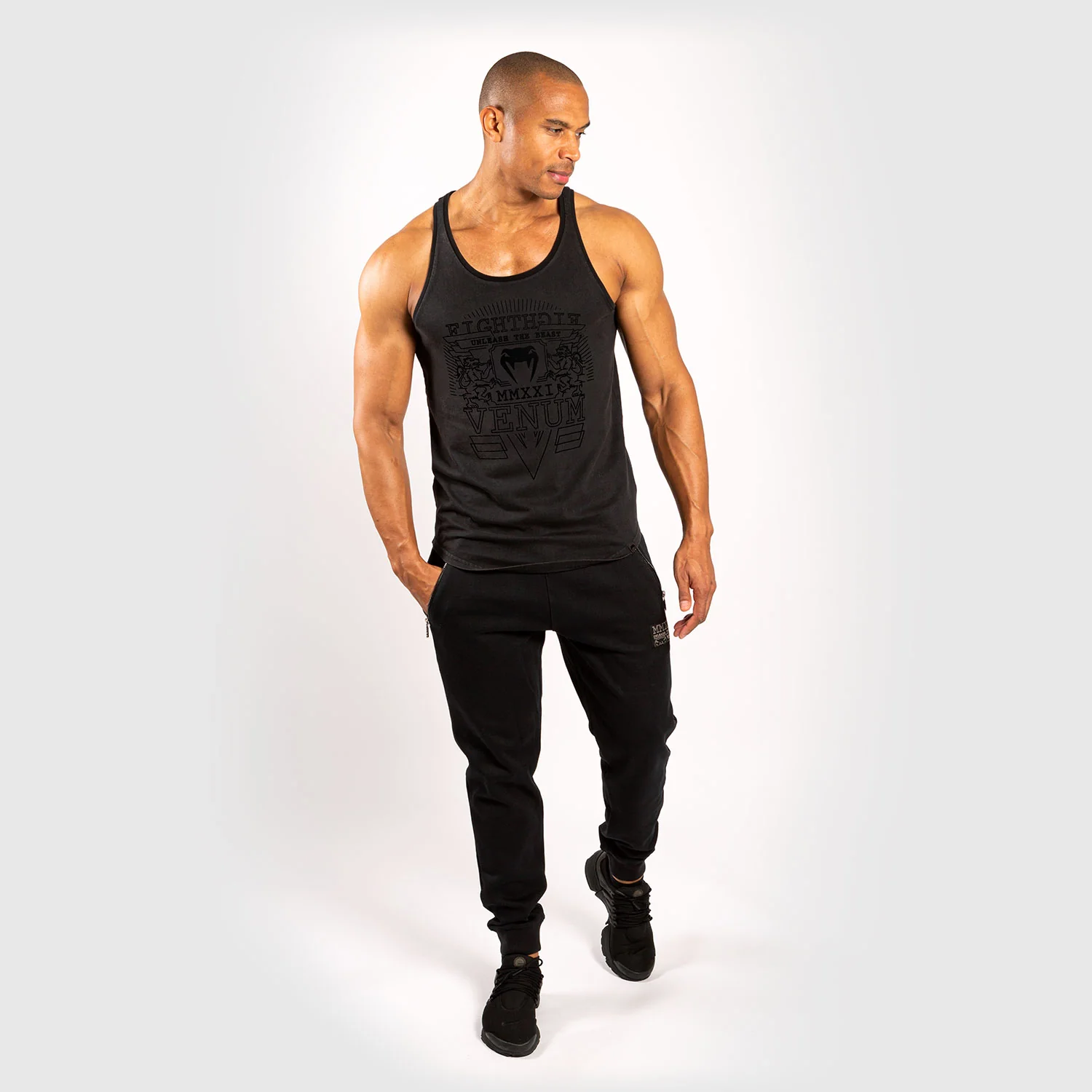 Venum Lions21 Tank Top - Black/Black - Image 3
