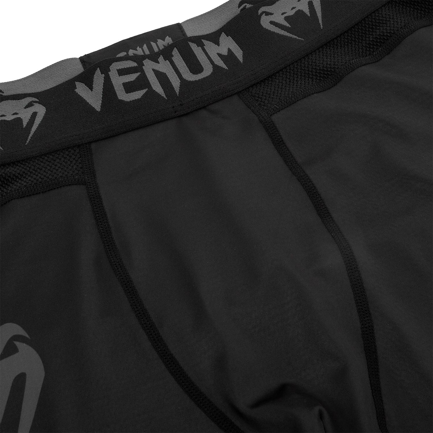 Venum Logos Tights - Black/Black - Image 5