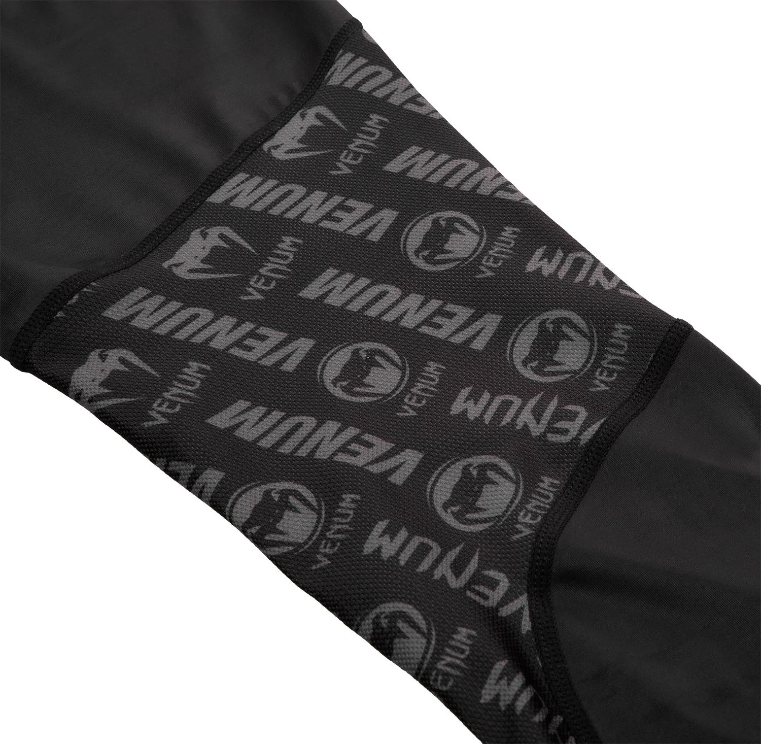 Venum Logos Tights - Black/Neo Yellow - Image 7
