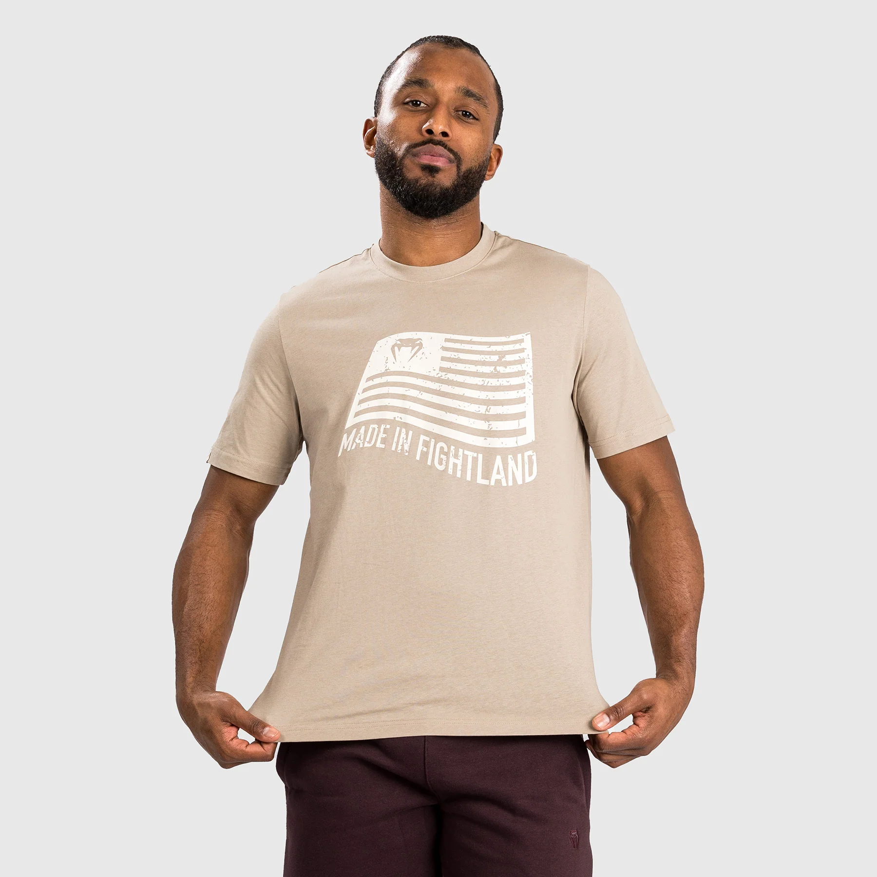 Venum Made in Fightland T-Shirt - Sand - Image 5