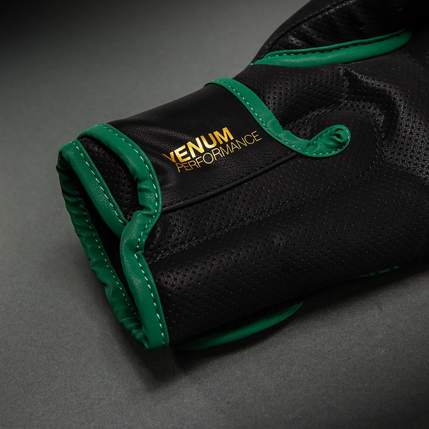 Venum Matupa Boxing Gloves - Black/Green/Gold - Image 5