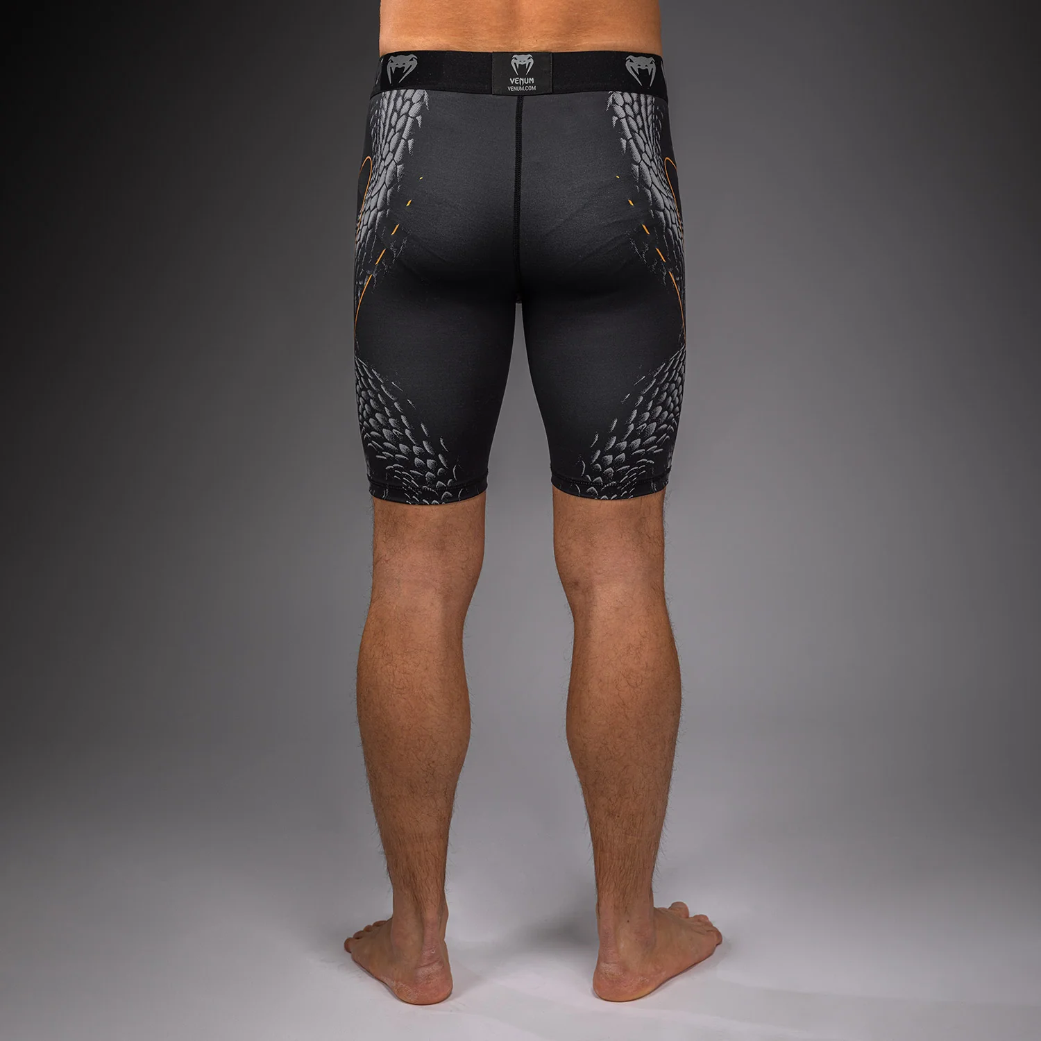 Venum Matupa Vale Tudo Shorts - Black/Grey/Gold - Image 4