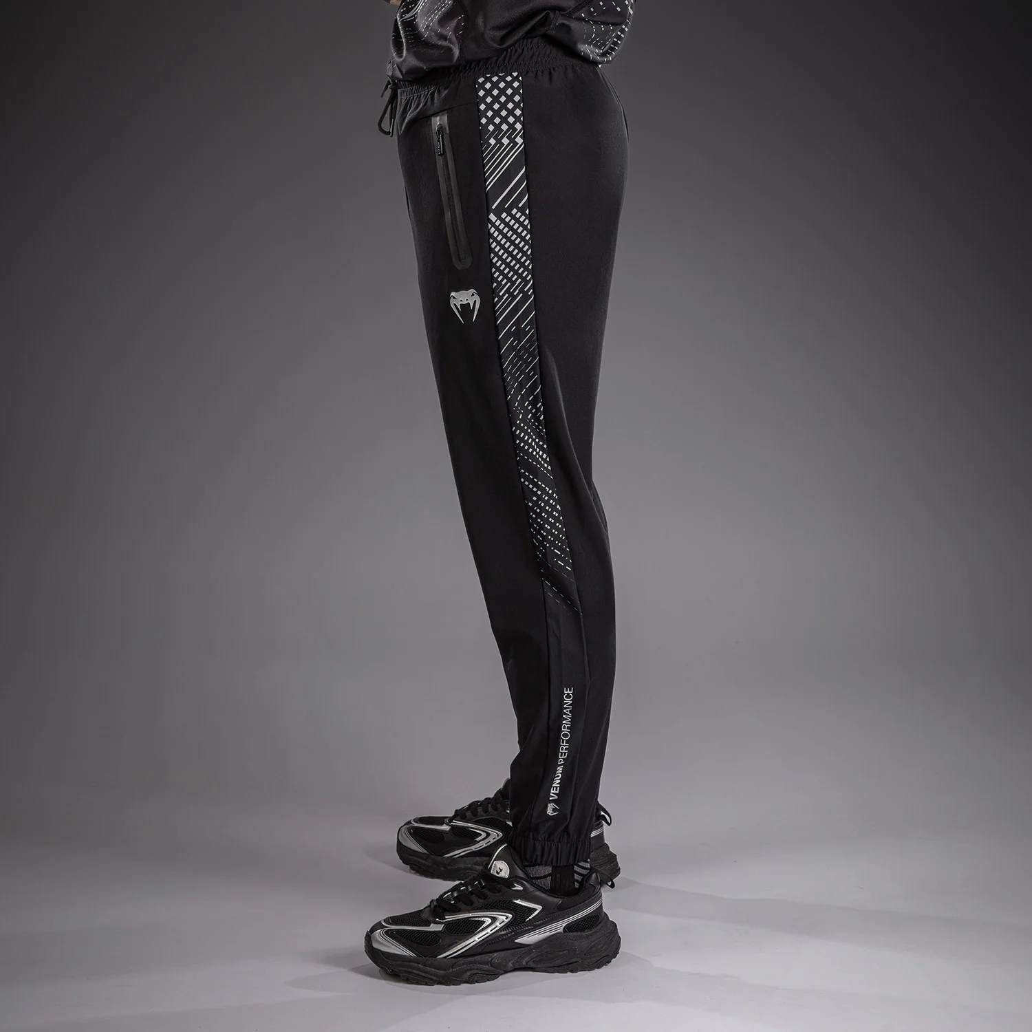 Venum Midnight Fury Joggers - Black/Grey/Silver - Image 6
