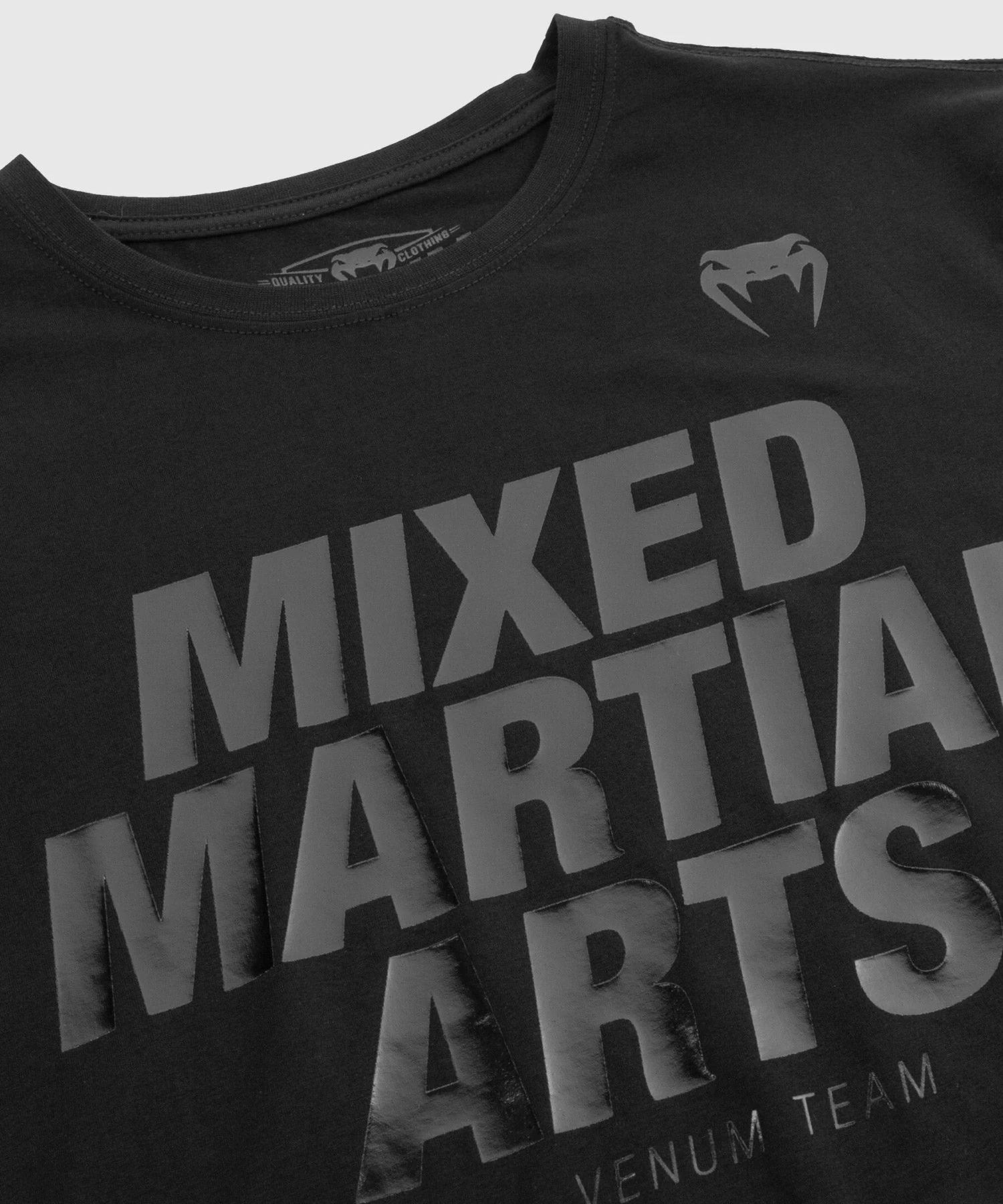 Venum MMA VT T-shirt - Black/Black - Image 6