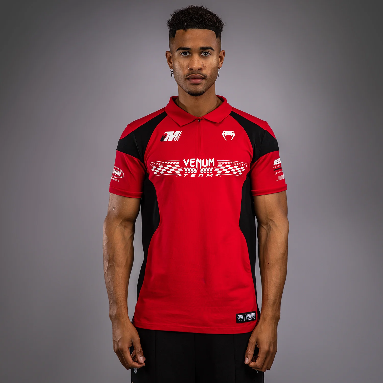 Venum Motorsport Cotton Polo - Racer Red - Image 2