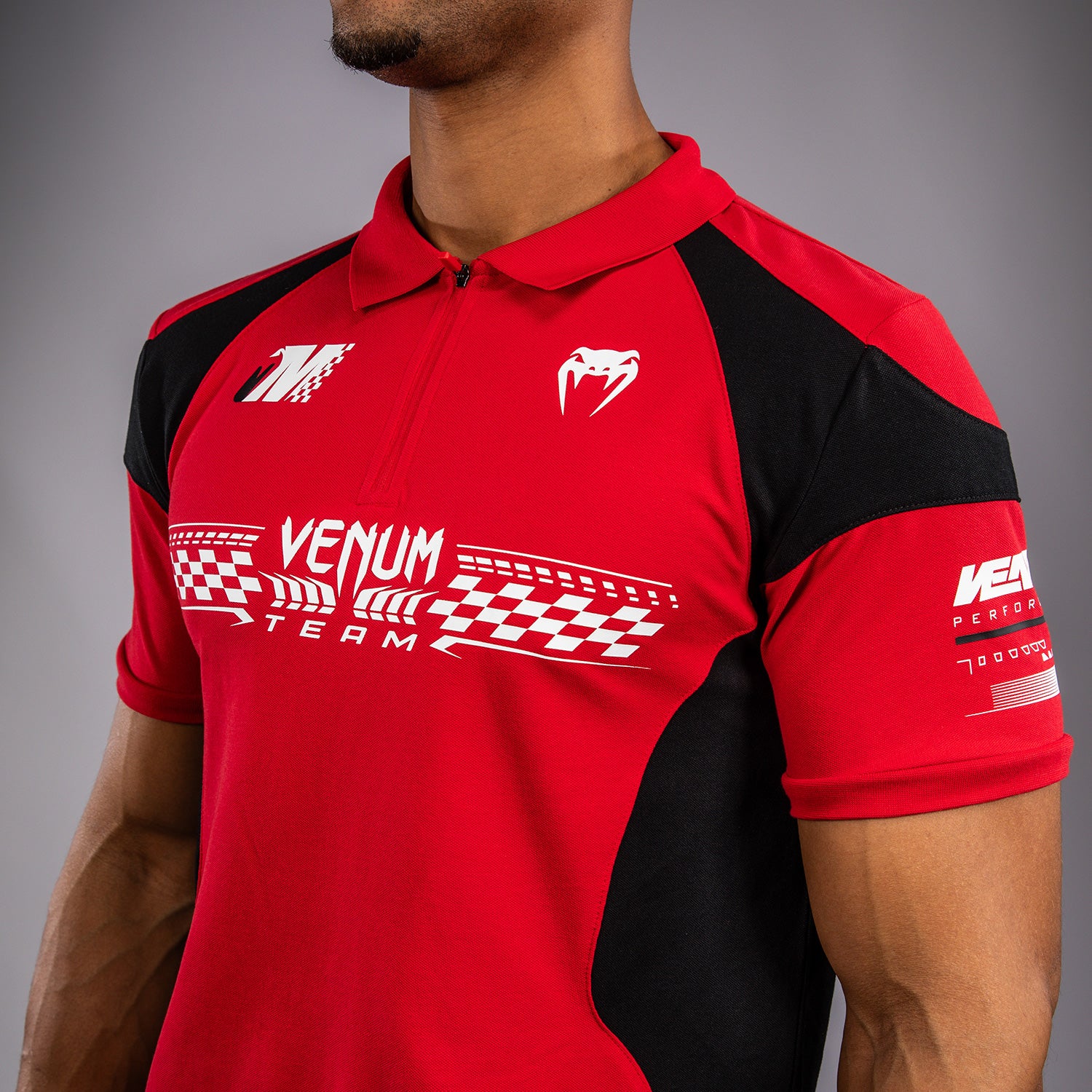 Venum Motorsport Cotton Polo - Racer Red - Image 5