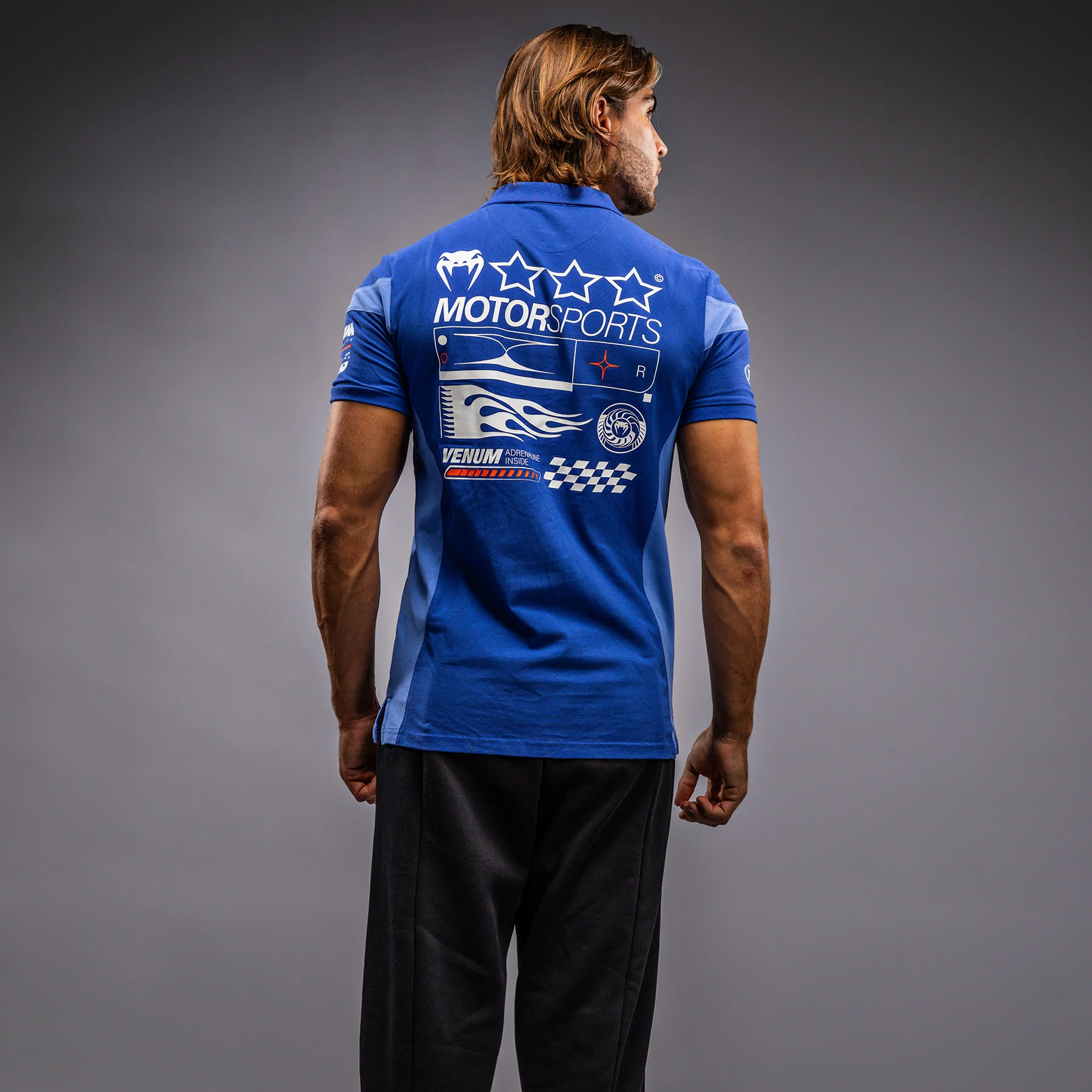Venum Motorsport Cotton Polo - Royal Blue