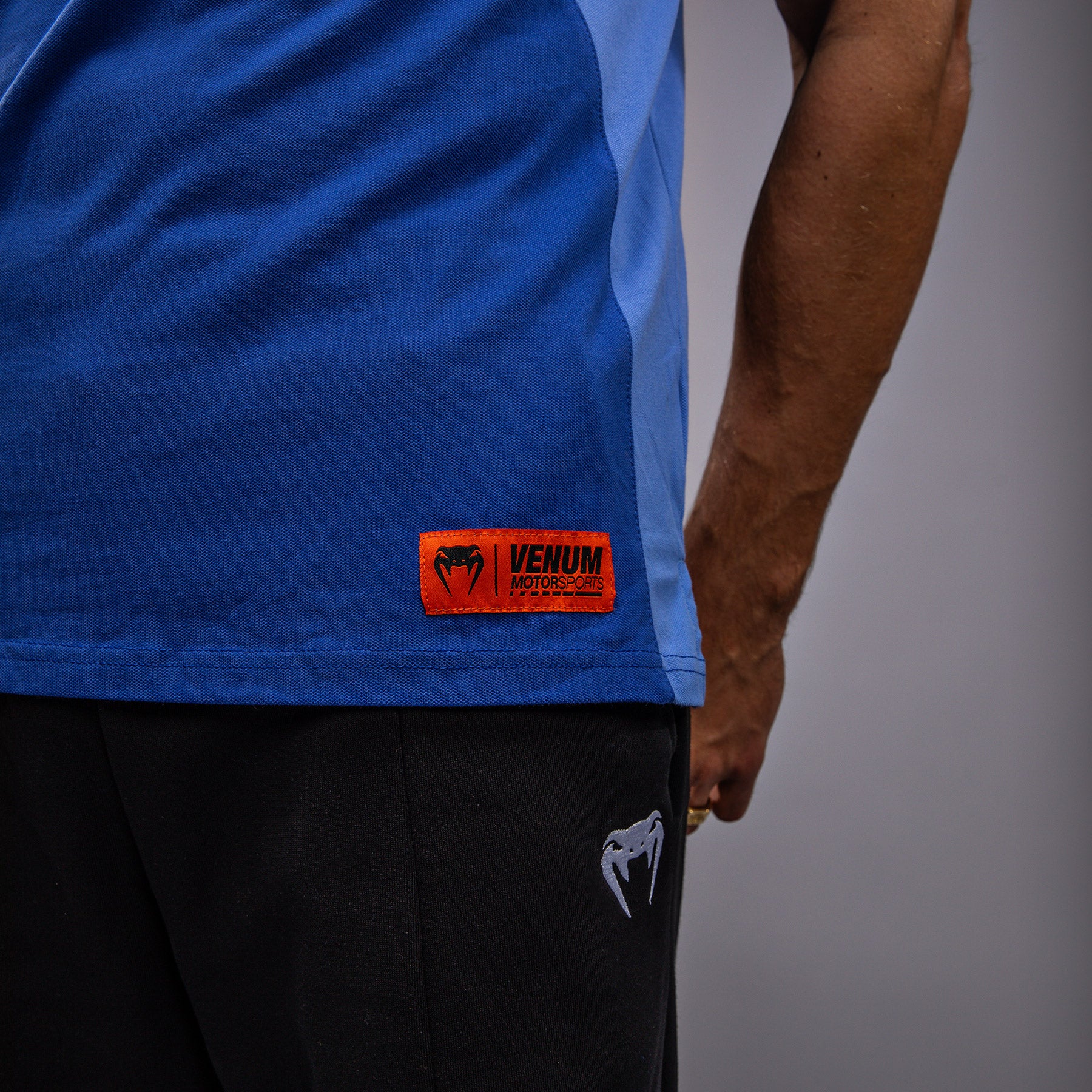 Venum Motorsport Cotton Polo - Royal Blue - Image 5